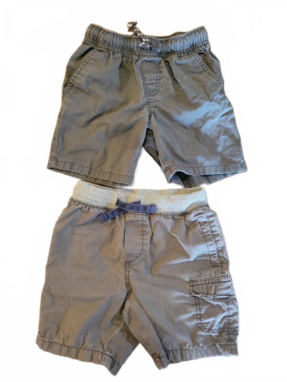 Boys 4T Short Lot Cat & Jack Carter's Khaki Cargo Pull On Short 2